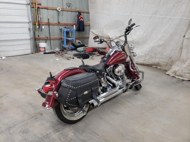 1HD1BWB155Y058121 - 2005 HARLEY-DAVIDSON FLSTCI BURGUNDY photo 4