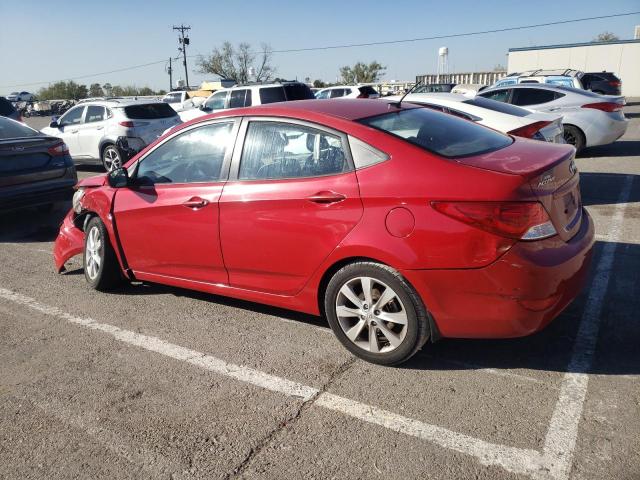 KMHCU4AE5CU096168 - 2012 HYUNDAI ACCENT GLS RED photo 2