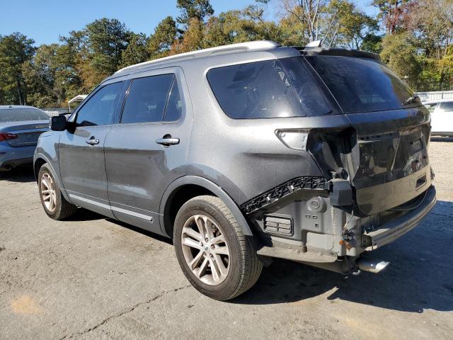 1FM5K7D83HGC50971 - 2017 FORD EXPLOR XLT CHARCOAL photo 2