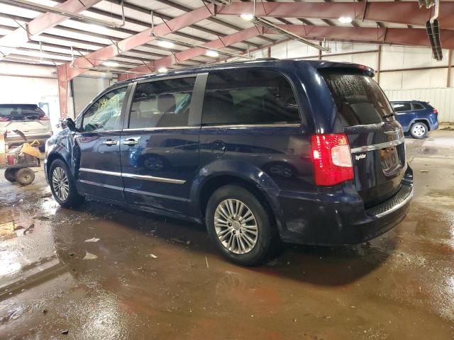 2C4RC1CG0DR684735 - 2013 CHRYSLER TOWN & COU TOURING L BLUE photo 2