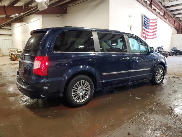 2C4RC1CG0DR684735 - 2013 CHRYSLER TOWN & COU TOURING L BLUE photo 3