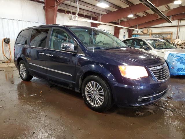 2C4RC1CG0DR684735 - 2013 CHRYSLER TOWN & COU TOURING L BLUE photo 4