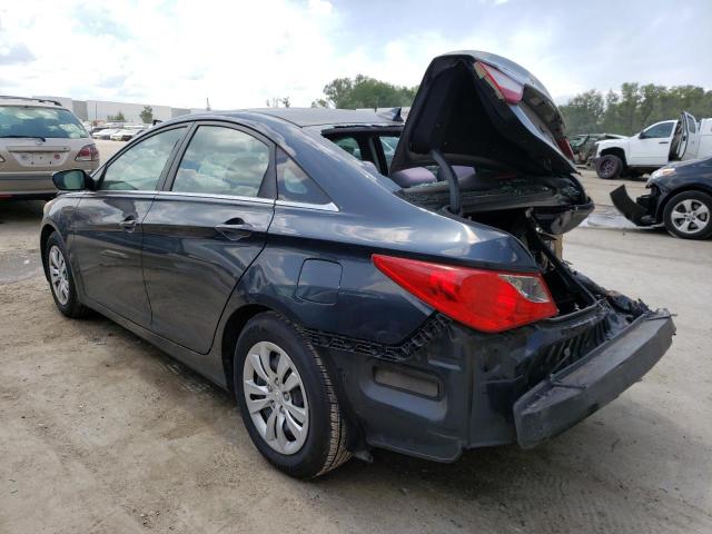 5NPEB4AC1CH331919 - 2012 HYUNDAI SONATA GLS BLUE photo 2