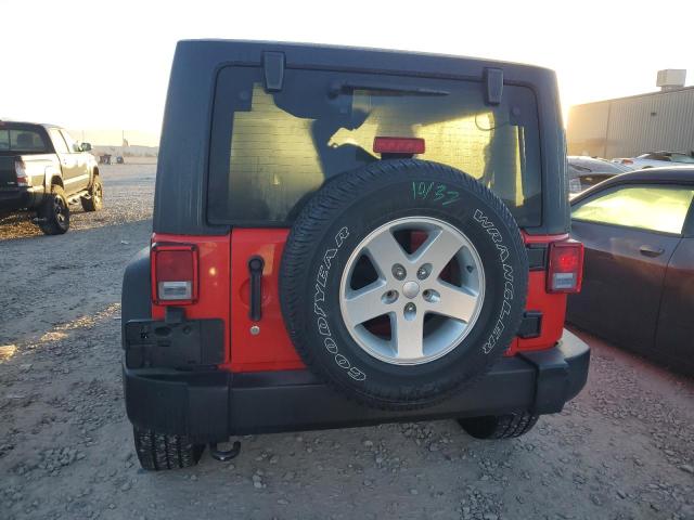 1C4AJWAGXFL572295 - 2015 JEEP WRANGLER SPORT RED photo 6