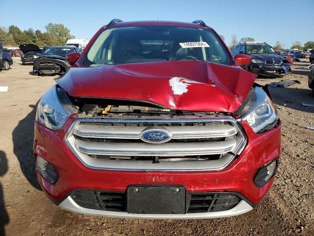 1FMCU0HD3JUD14773 - 2018 FORD ESCAPE SEL RED photo 5