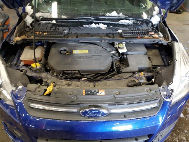 1FMCU9GX2EUC65653 - 2014 FORD ESCAPE SE BLUE photo 11