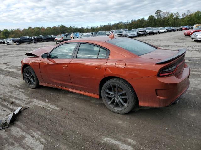 2C3CDXMG8MH617167 - 2021 DODGE CHARGER GT ORANGE photo 2