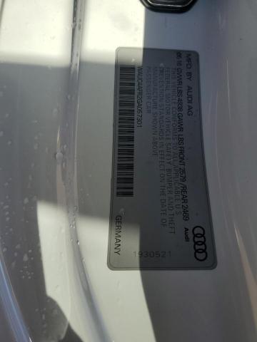 WAUC4AFR2GA057301 - 2016 AUDI S5 PREMIUM PLUS თეთრი ფოტო 13