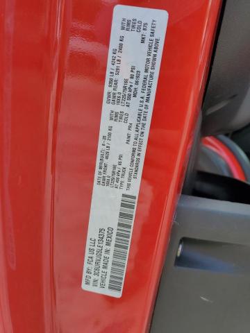 3C6URVJG5LE134375 - 2020 RAM PROMASTER 3500 HIGH წითელი ფოტო 13