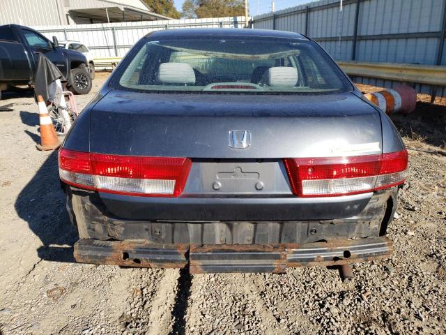 1HGCM56354A022349 - 2004 HONDA ACCORD LX GRAY photo 6