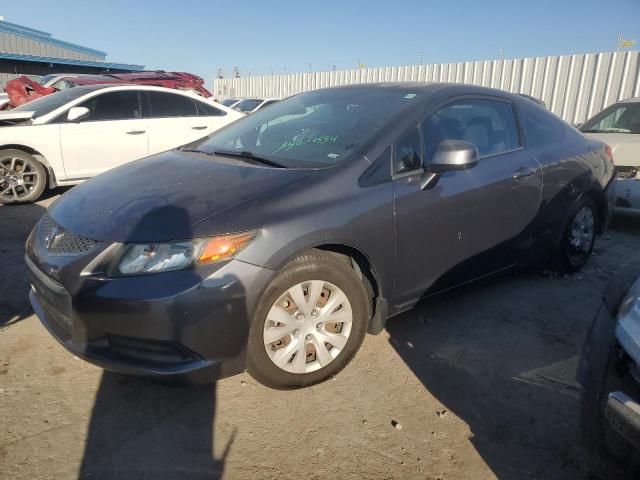 2HGFG3B56CH542026 - 2012 HONDA CIVIC LX CHARCOAL photo 1