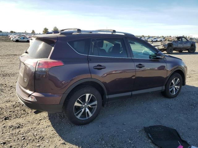 2T3RFREV9HW633831 - 2017 TOYOTA RAV4 XLE MAROON photo 3