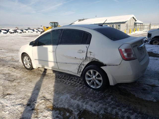 3N1AB6AP0CL613257 - 2012 NISSAN SENTRA 2.0 WHITE photo 2