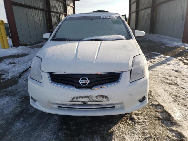 3N1AB6AP0CL613257 - 2012 NISSAN SENTRA 2.0 WHITE photo 5