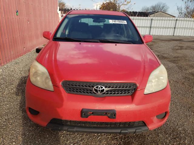 2T1KR32E55C898410 - 2005 TOYOTA COROLLA MA XR RED photo 5