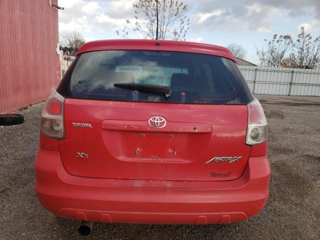 2T1KR32E55C898410 - 2005 TOYOTA COROLLA MA XR RED photo 6