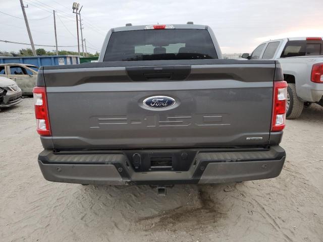 1FTEW1CP2MFC62074 - 2021 FORD F150 SUPERCREW GRAY photo 6