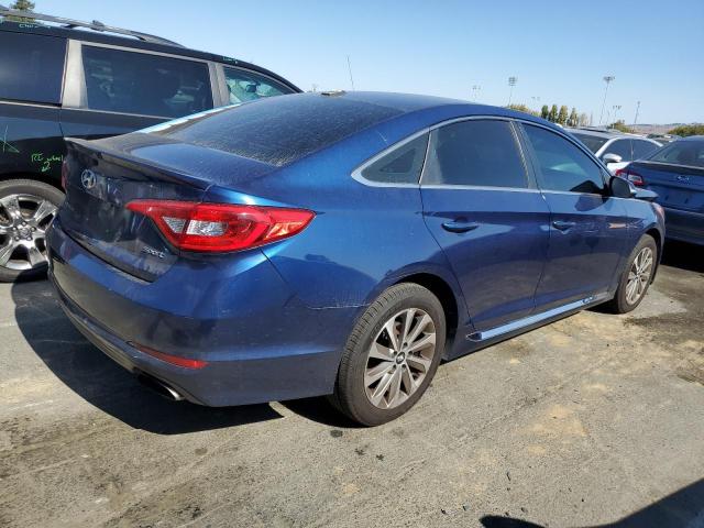 5NPE34AF4HH500667 - 2017 HYUNDAI SONATA SPORT BLUE photo 3