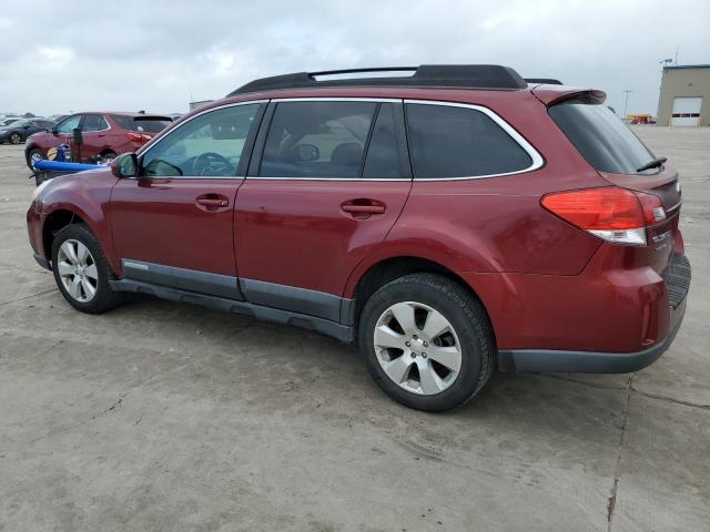 4S4BRCBC2B3321977 - 2011 SUBARU OUTBACK 2.5I PREMIUM RED photo 2