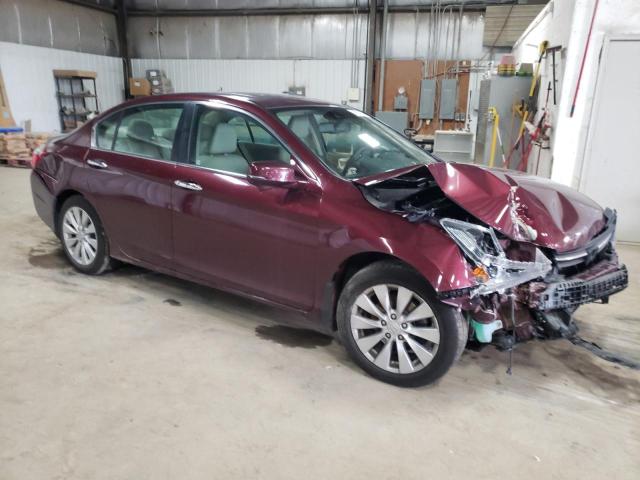 1HGCR2F89FA015676 - 2015 HONDA ACCORD EXL MAROON photo 4