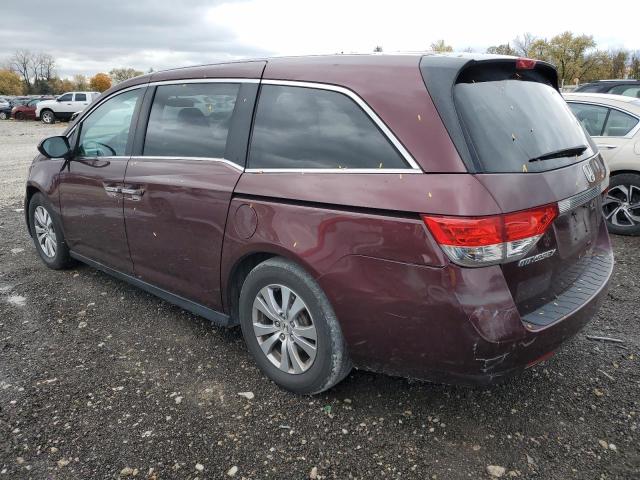 5FNRL5H43EB100704 - 2014 HONDA ODYSSEY EX RED photo 2