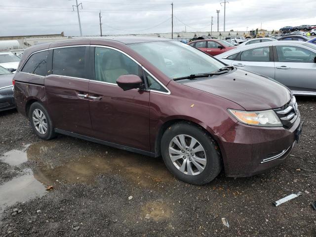 5FNRL5H43EB100704 - 2014 HONDA ODYSSEY EX RED photo 4