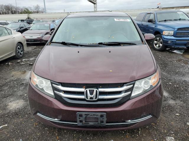 5FNRL5H43EB100704 - 2014 HONDA ODYSSEY EX RED photo 5