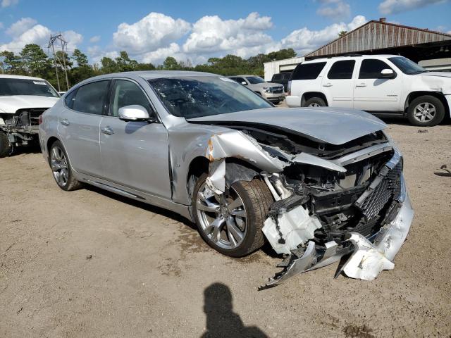 JN1BY1PP8JM330248 - 2018 INFINITI Q70L 3.7 LUXE SILVER photo 4