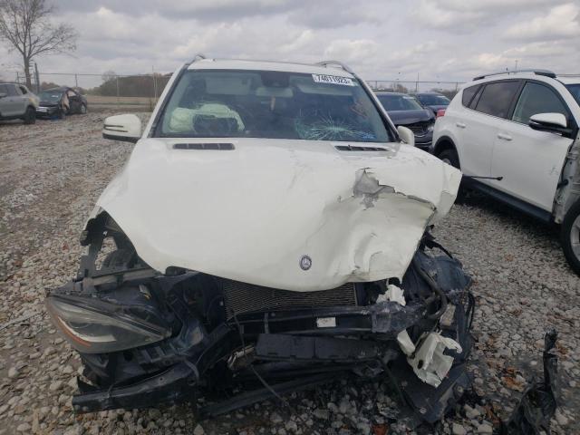 4JGDA5HB4DA154692 - 2013 MERCEDES-BENZ ML 350 4MATIC WHITE photo 5