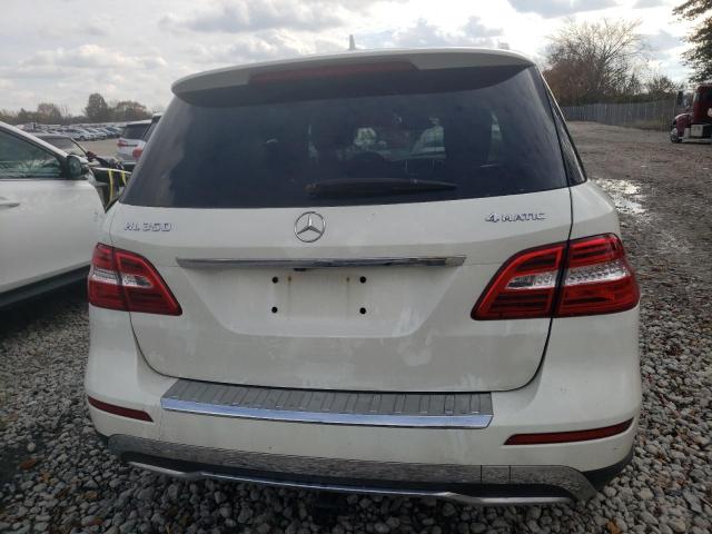4JGDA5HB4DA154692 - 2013 MERCEDES-BENZ ML 350 4MATIC WHITE photo 6