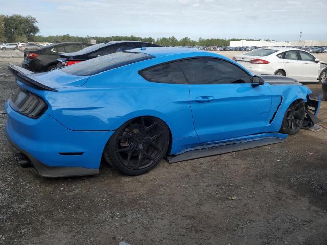 1FA6P8CF0H5254042 - 2017 FORD MUSTANG GT BLUE photo 3