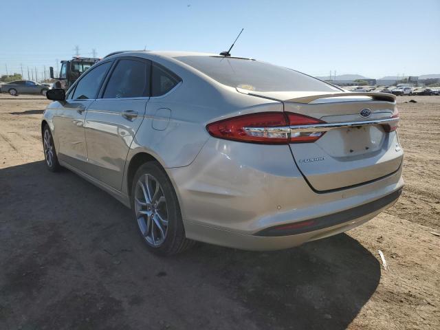 3FA6P0HD3HR276591 - 2017 FORD FUSION SE BEIGE photo 2