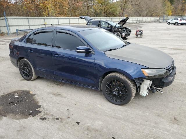 3VWD17AJ8EM418676 - 2014 VOLKSWAGEN JETTA SE BLUE photo 4