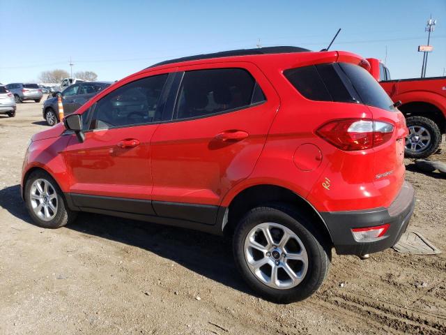 MAJ6S3GL4KC269163 - 2019 FORD ECOSPORT SE RED photo 2
