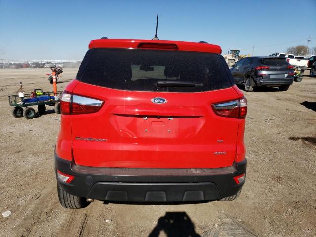 MAJ6S3GL4KC269163 - 2019 FORD ECOSPORT SE RED photo 6