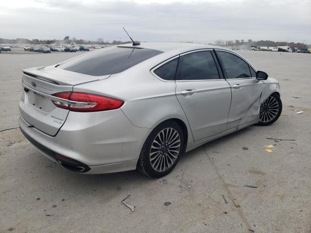 3FA6P0K92HR131403 - 2017 FORD FUSION TITANIUM SILVER photo 3