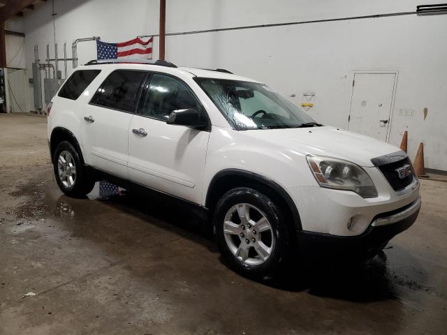 1GKKVNED1CJ137695 - 2012 GMC ACADIA SLE WHITE photo 4