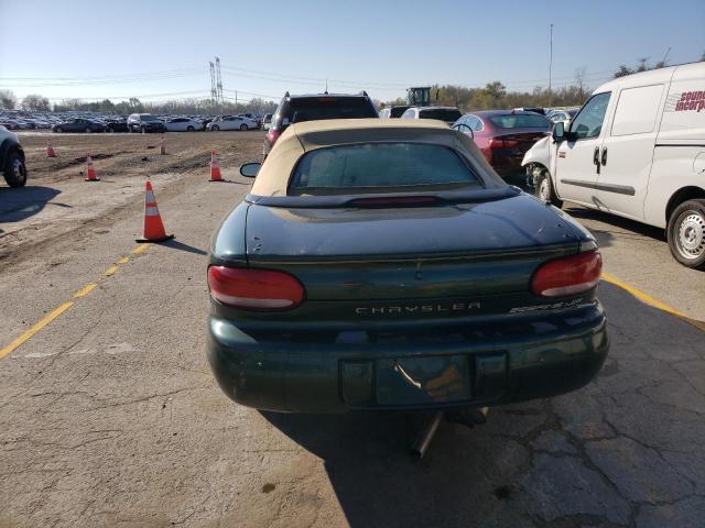 3C3EL55H4VT597502 - 1997 CHRYSLER SEBRING JXI GREEN photo 6