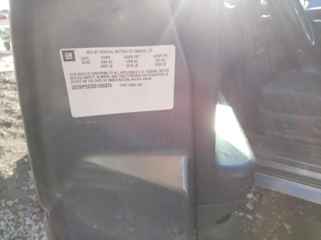 2G2WP522251335374 - 2005 PONTIAC GRAND PRIX GRAY photo 12