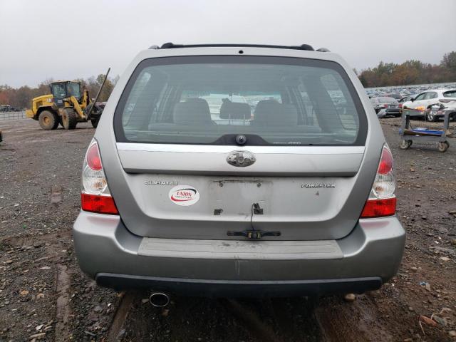 JF1SG63687H727380 - 2007 SUBARU FORESTER 2.5X GRAY photo 6