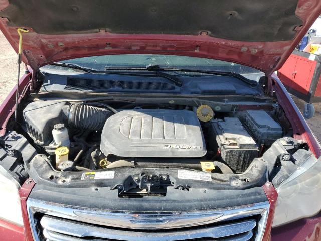 2C4RC1GG5DR778202 - 2013 CHRYSLER TOWN & COU LIMITED RED photo 12