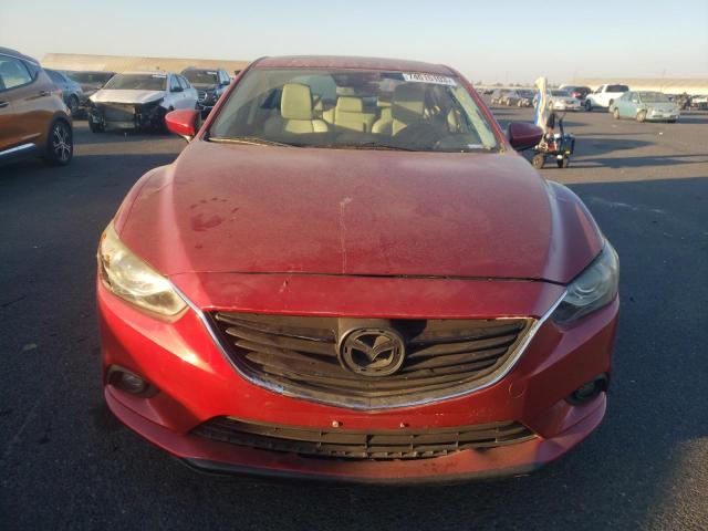 JM1GJ1W53E1106450 - 2014 MAZDA 6 GRAND TOURING RED photo 5