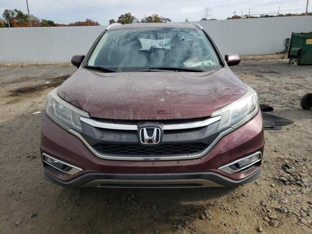 2HKRM4H74GH632162 - 2016 HONDA CR-V EXL BURGUNDY photo 5