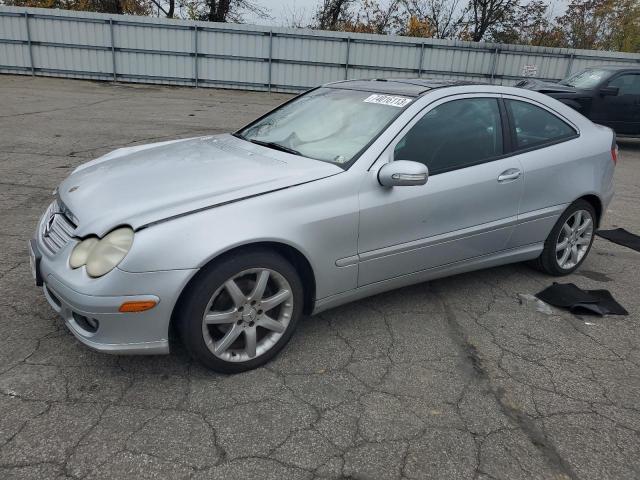 WDBRN40J45A691459 - 2005 MERCEDES-BENZ C 230K SPORT COUPE SILVER photo 1