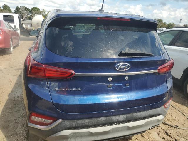 5NMS23AD4LH233907 - 2020 HYUNDAI SANTA FE SE BLUE photo 6