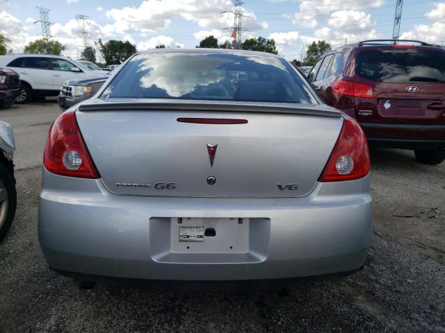 1G2ZG58N374164351 - 2007 PONTIAC G6 BASE SILVER photo 6