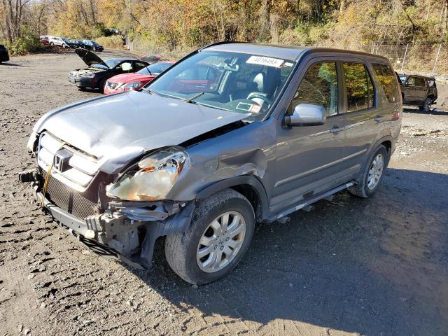 SHSRD789X6U408516 - 2006 HONDA CR-V SE GRAY photo 1