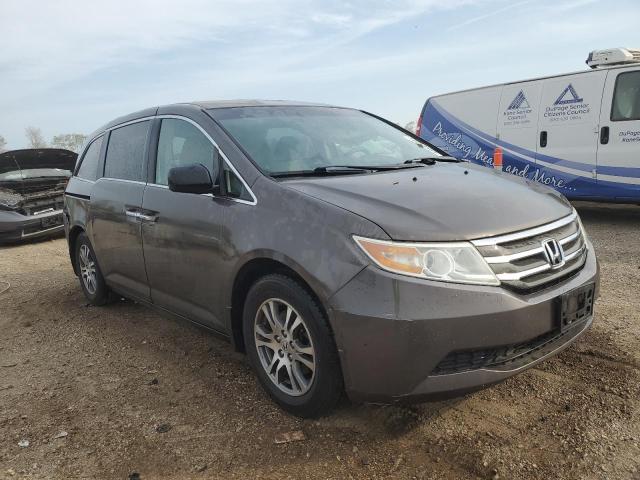 5FNRL5H46BB086597 - 2011 HONDA ODYSSEY EX GRAY photo 4