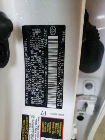 4T1BF1FK8GU553337 - 2016 TOYOTA CAMRY LE WHITE photo 12