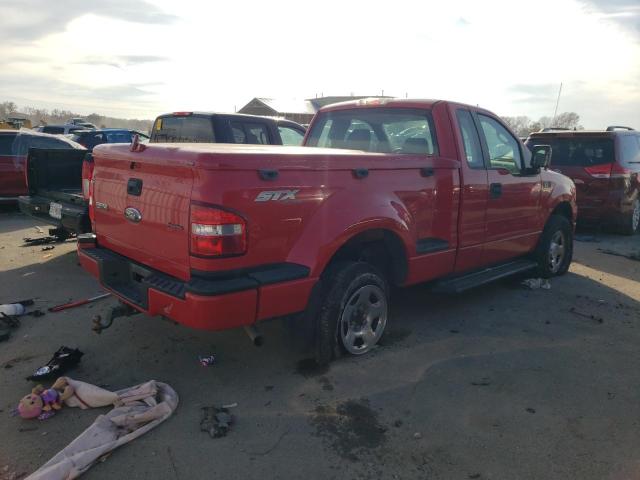 1FTRF04W57KC22469 - 2007 FORD F150 RED photo 3